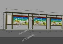 精致候車亭燈箱-公交站臺/公交候車亭ZT-H-72