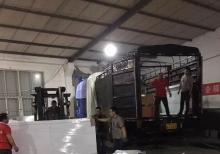 2016年5月31日河北趙總候車亭冒雨發貨！