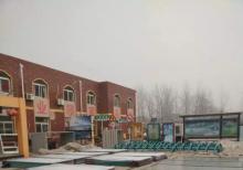 山東萊蕪候車亭制作現場