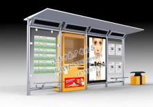 精致候車亭燈箱-公交站臺/公交候車亭ZT-H-41