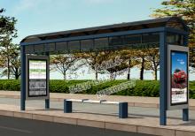 鄉(xiāng)鎮(zhèn)候車(chē)亭燈箱-公交站臺(tái)/公交候車(chē)亭ZT-H-12