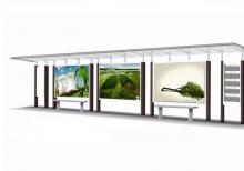 渣土車失控 沖上公交站臺(tái)候車亭