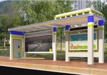 內(nèi)蒙候車亭瘋狂生產(chǎn)中,兩個車間已經(jīng)放不下候車亭燈箱